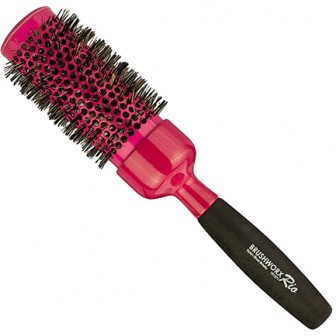 Brushworx Rio Pink Ceramic Hot Tube Hair Brush - Extra Large 43mm