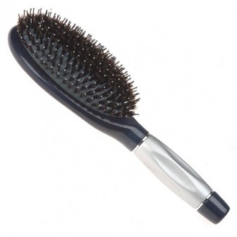 Silver Bullet Porcupine Bristle Oval Cushion Hair Brush