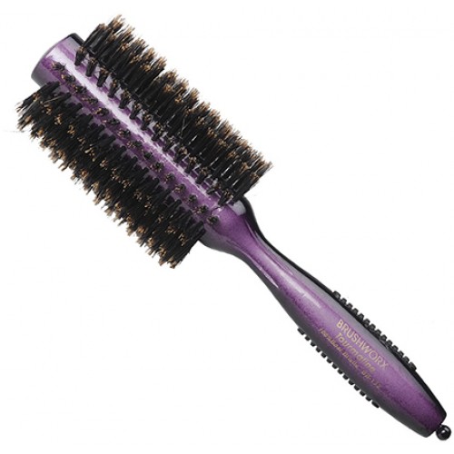 Brushworx Tourmaline Boar Bristle Radial Hair Brush - Medium 64mm