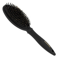 Brushworx Gold Oval Cushion Boar Bristle Brush Brushworx Gold Oval Cushion Boar Bristle Brush