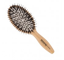 Brushworx Bamboo Oval Cushion Porcupine Paddle Boar Bristle Hair Brush