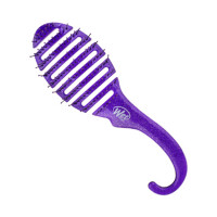 Wet Brush Shower Flex Detangler Hair Brush Purple Glitter Wet Brush Shower Flex Detangler Hair Brush Purple Glitter