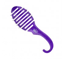 Wet Brush Shower Flex Detangler Hair Brush Purple Glitter