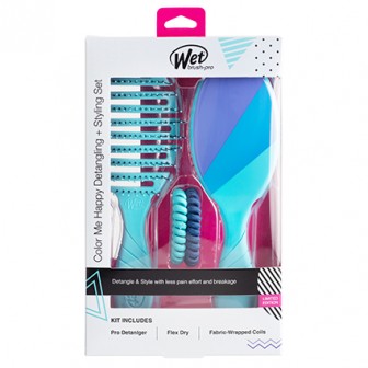 Wet Brush Pro Colour Me Happy Detangling Kit