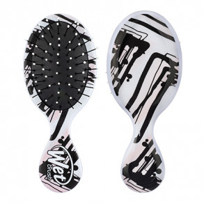 Wet Brush Wet Brush Watercolour Motif Mini Detangler - Pink Lines 