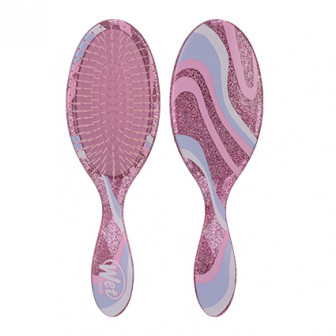 Wet Brush Detangler Glitter Vortex Pink