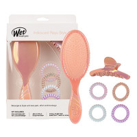 Wet Brush Pro Detangler Holographic Peach Kit  Wet Brush Pro Detangler Holographic Peach Kit
