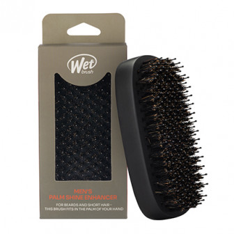 Wet Brush Mens Palm Shine Enhancer Hair Brush