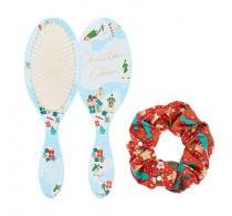 Wet Brush Christmas Elf Detangler Scrunchie Kit