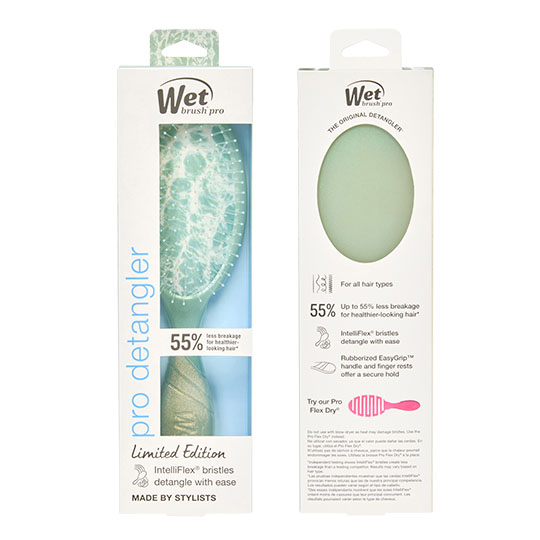 Wet Brush Pro Pearlescent Aura Detangler - Sage