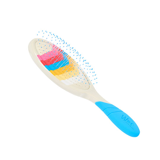 Wet Brush Pro Retro Swirl Detangler - Blue
