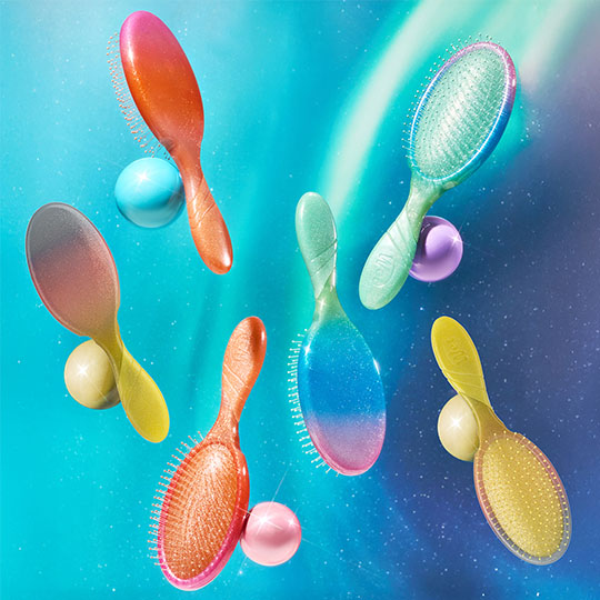 Wet Brush Pro Sparkling Horizon Detangler - Moon Blue