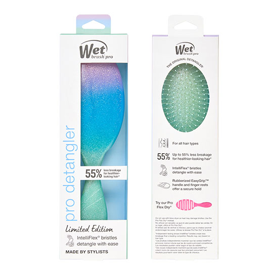 Wet Brush Pro Sparkling Horizon Detangler - Moon Blue