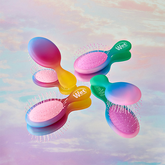 Wet Brush Electric Sky Mini Detangler - Pink Sunset