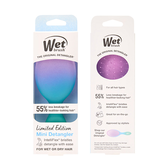 Wet Brush Electric Sky Mini Detangler - Purple Dawn