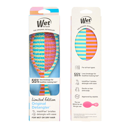 Wet Brush Retro Sport Detangler - All Star Stripe