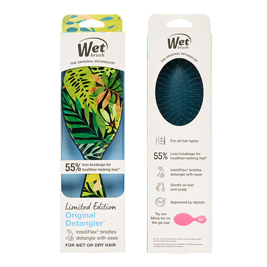 Wet Brush Tropical Oasis Detangler - Green Jungle
