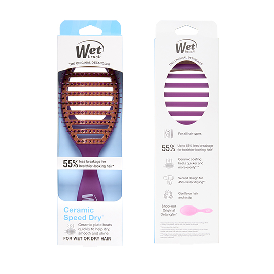 Wet Brush Ceramic Speed Dry Purple