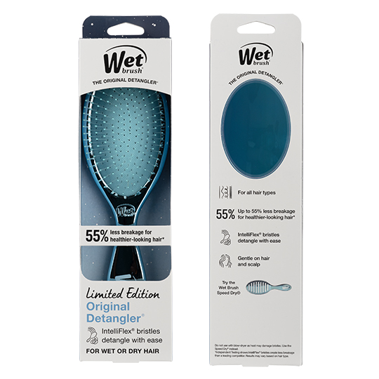 Wet Brush Festive Finish Detangler - Blue
