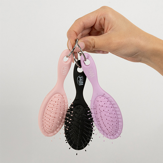 Wet Brush Keychain Detangler Black