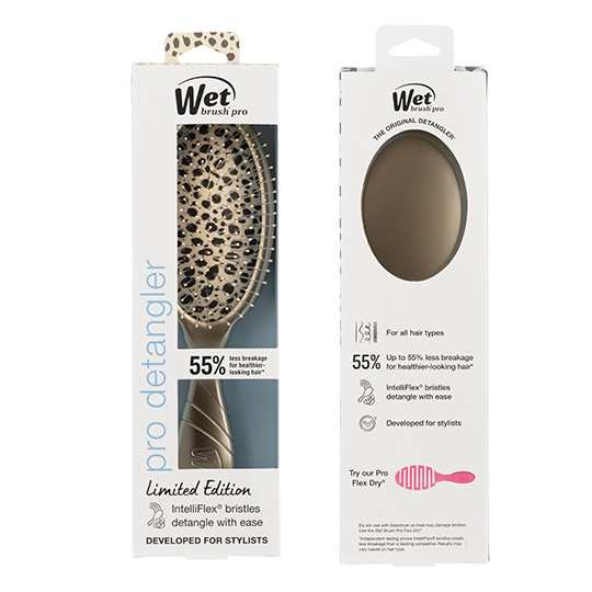 Wet Brush Pro Patterned Poised Detangler - Cheetah