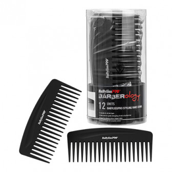 BaBylissPRO Detangling Rake Comb 12pc