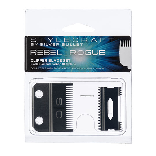StyleCraft by Silver Bullet Rebel Rogue Replacement Clipper Blade Set