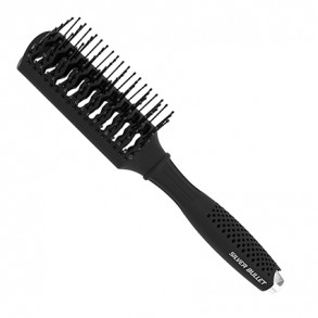 Silver Bullet Black Velvet Tunnel Vent Hair Brush