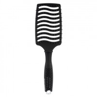 Silver Bullet Black Velvet Curved Vent Paddle Brush