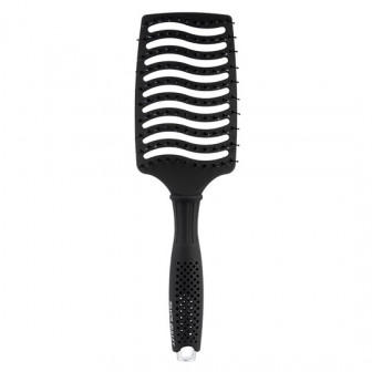 Silver Bullet Black Velvet Curved Vent Paddle Brush
