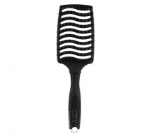 Silver Bullet Black Velvet Curved Vent Porcupine Paddle Brush