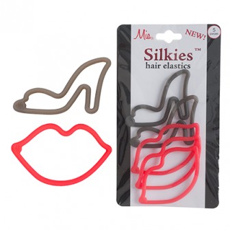 Mia Silkies Silicone Hair Elastics 5pc