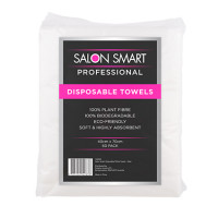 Salon Smart Disposable Towels White 50pc Salon Smart Disposable Towels White 50pc