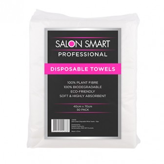 Salon Smart Disposable Towels White 50pc