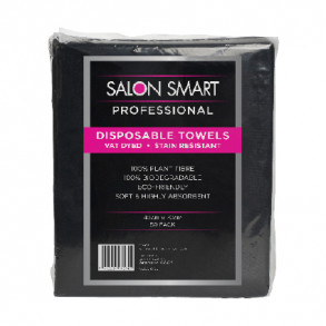 Salon Smart Disposable Towels Black 50pc