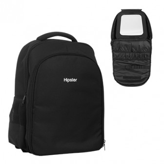 Hipster Equipment Backpack With Detachable Mirror