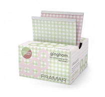 Framar Pink & Green Gingham Alternating Pop Up Foils