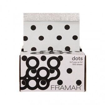 Framar Black Polka Dot Pop Up Foil 500 Sheets