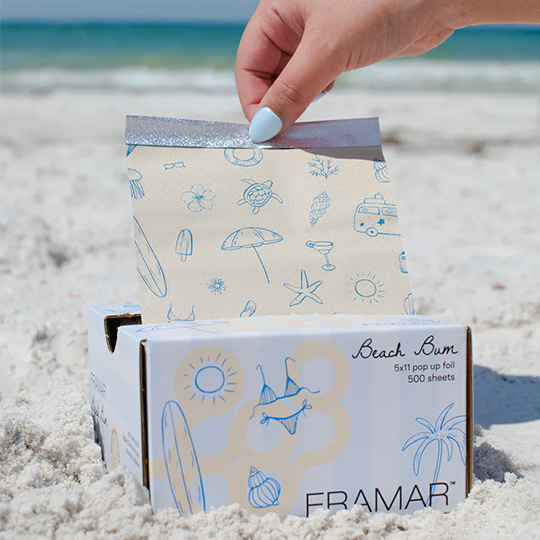 Framar Beach Bum Pop Up Foil 500 Sheets