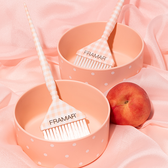 Framar Peach Please Bamboo Bowls 2pk