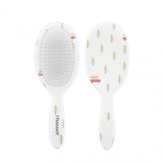 Framar Holly Days Detangle Brush - Evergreen Framar Holly Days Detangle Brush - Evergreen