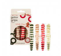 Framar Holly Days Gator Grips 4pc Framar Holly Days Gator Grips 4pc