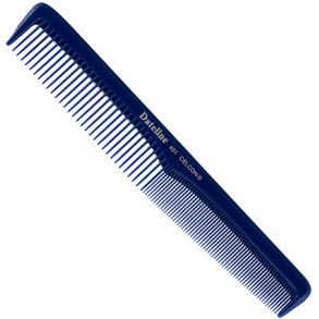 Dateline Professional Blue Celcon 401 Tapered Styling Comb - 17.5cm