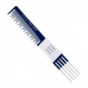 Dateline Professional Blue Celcon 105R Metal Teasing Comb - 20cm