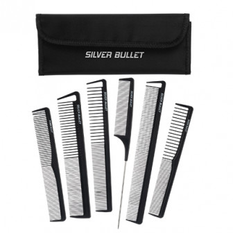 Silver Bullet Carbon Comb Set 6pc