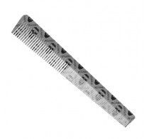 Pegasus Skulleto 303 Barber Comb Tapered Silver Pegasus Skulleto 303 Barber Comb Tapered Silver