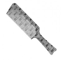 Pegasus Skulleto 514A Flattopper Barber Comb Silver Pegasus Skulleto 514A Flattopper Barber Comb Silver