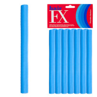 Hair FX Flexible Rod Medium Blue 12pc Hair FX Flexible Rod Medium Blue 12pc