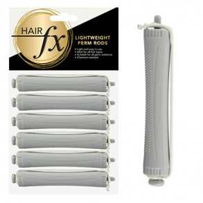 Hair FX Lightweight Perm Rod Grey 14mm x 12pc