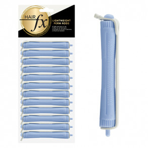 Hair FX Lightweight Perm Rod Blue 11mm x 12pc